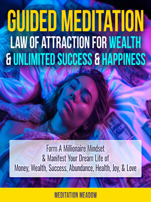 cover image of Guided Meditation--Law of Attraction for Wealth & Unlimited Success & Happiness